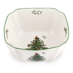 Spode Christmas Tree Large 10 Inch Square Bowl