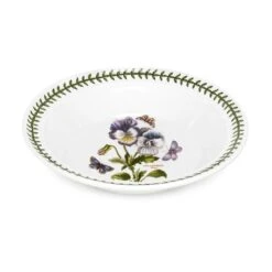 Botanic Garden Pansy Soup Plate
