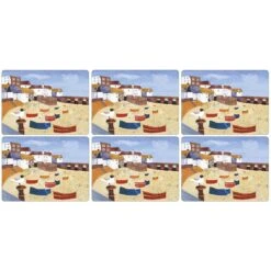 St Ives Windbreak Set Of 6 Placemats