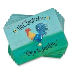 Dans Le Jardin Set Of 6 Placemats