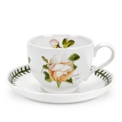 Botanic Roses Tamora Peach Tea Cup & Saucer
