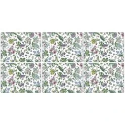 Botanic Garden Set Of 6 Chintz Placemats