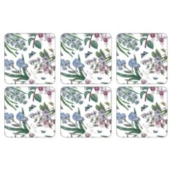 Botanic Garden Chintz Set Of 6 Coasters