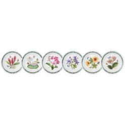 Exotic Botanic Garden Set Of 6 Side Plates