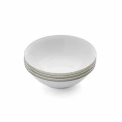 Serendipity Platinum Set Of 4 Cereal Bowls