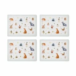 Wrendale Designs Set Of 4 Large Placemats