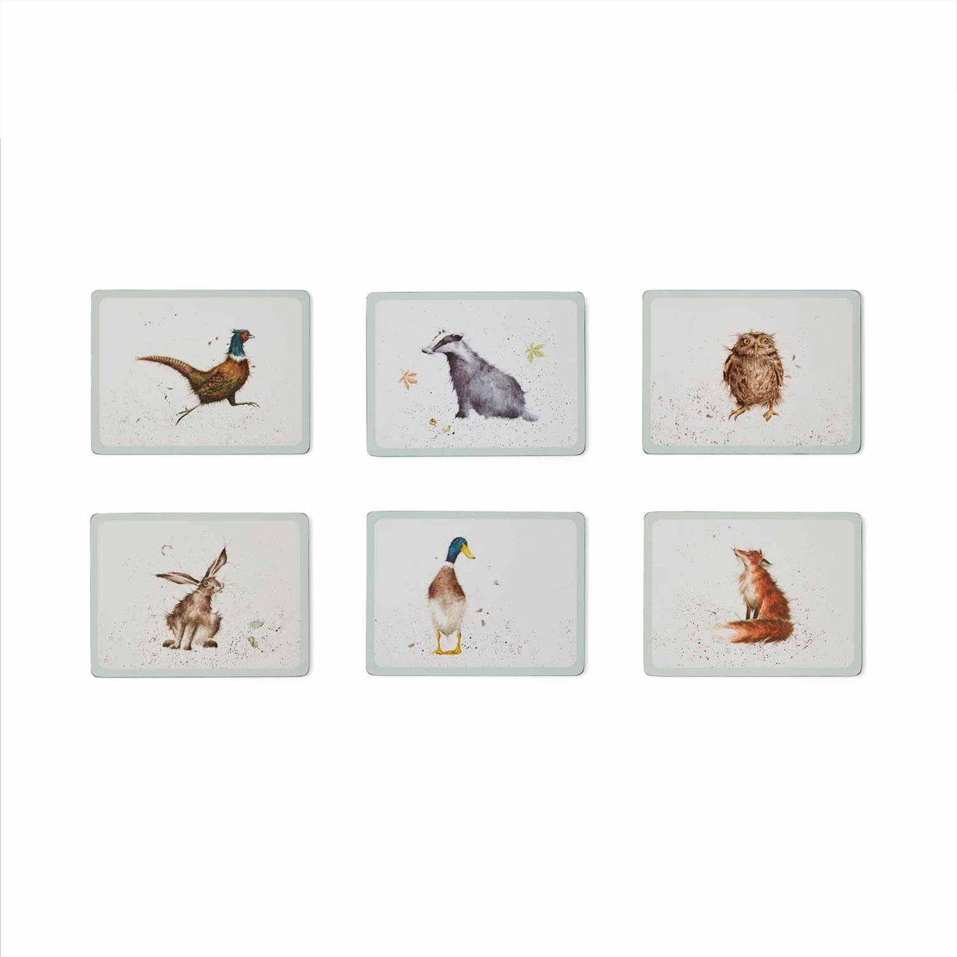 Wrendale Designs Set Of 6 Placemats