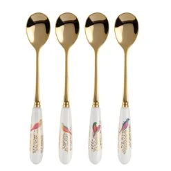 Sara Miller Chelsea Set Of 4 Tea Spoons