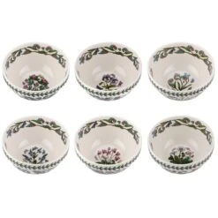 Botanic Garden Set Of 6 Stacking Bowls, 18cm