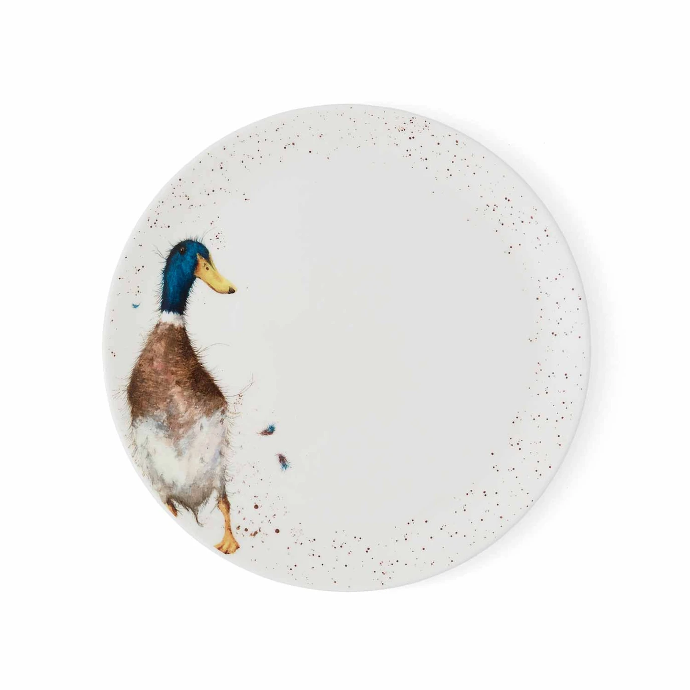 Wrendale Designs Duck Set Of 4 Coupe Plates - Image 3