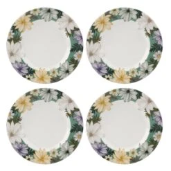 Atrium Set Of 4 Dinner Plates, 22cm