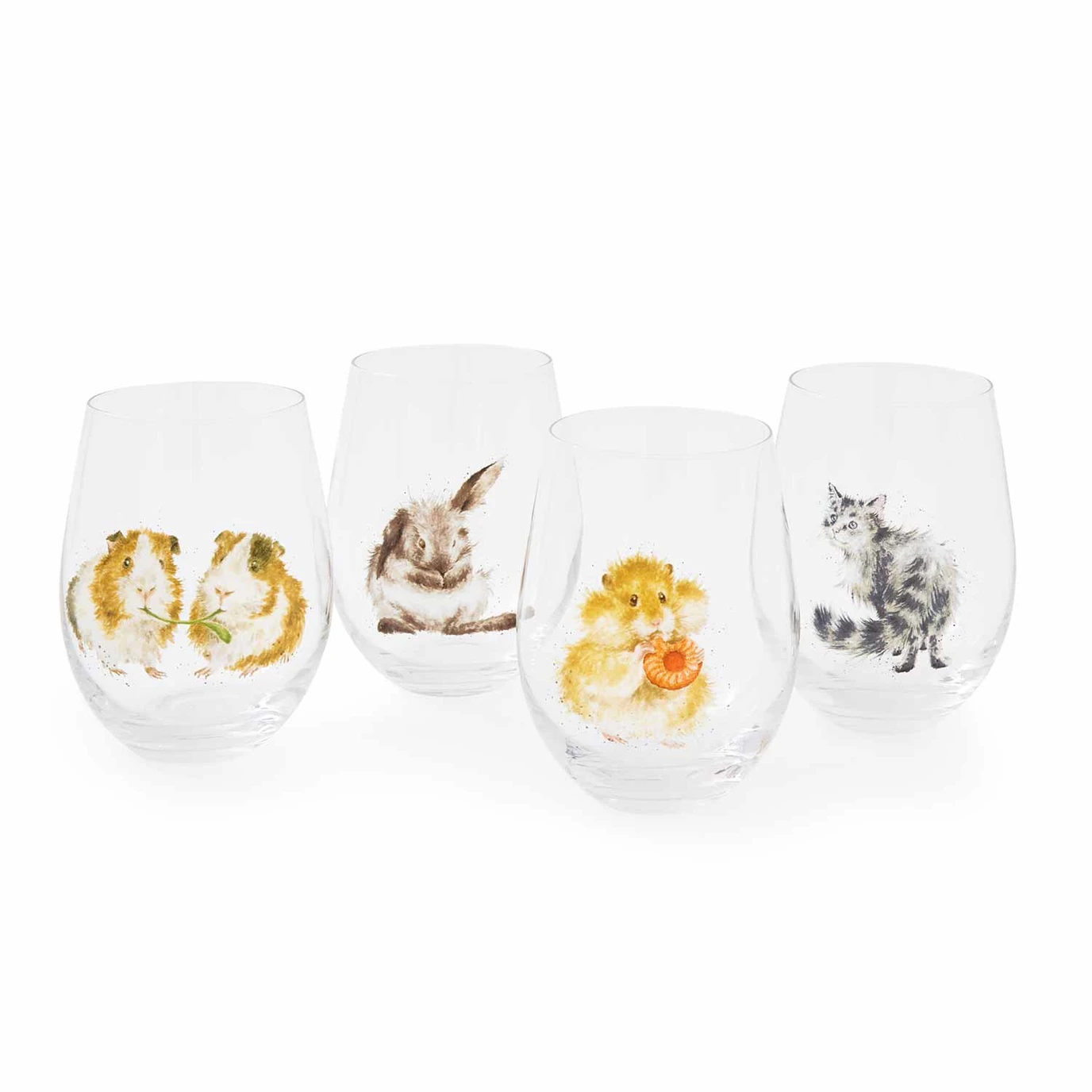 Wrendale Designs Set Of 4 Animal Tumblers