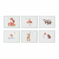 Wrendale Designs Bee Set Of 6 Placemats