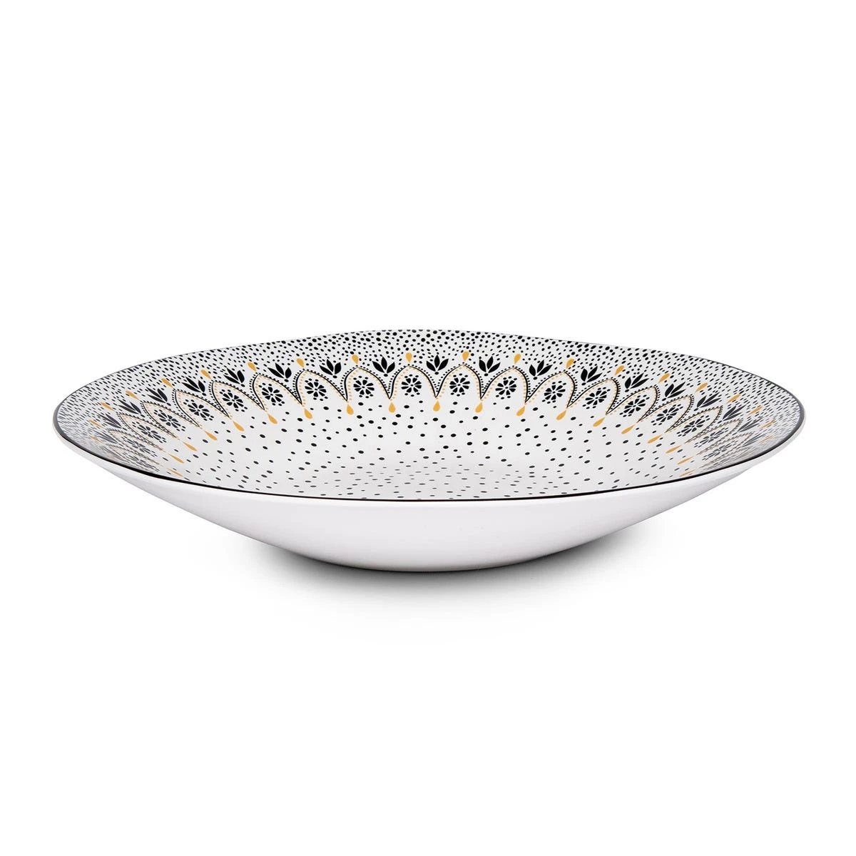 Sara Miller Artisanne Noir Large Serving Bowl - Image 3