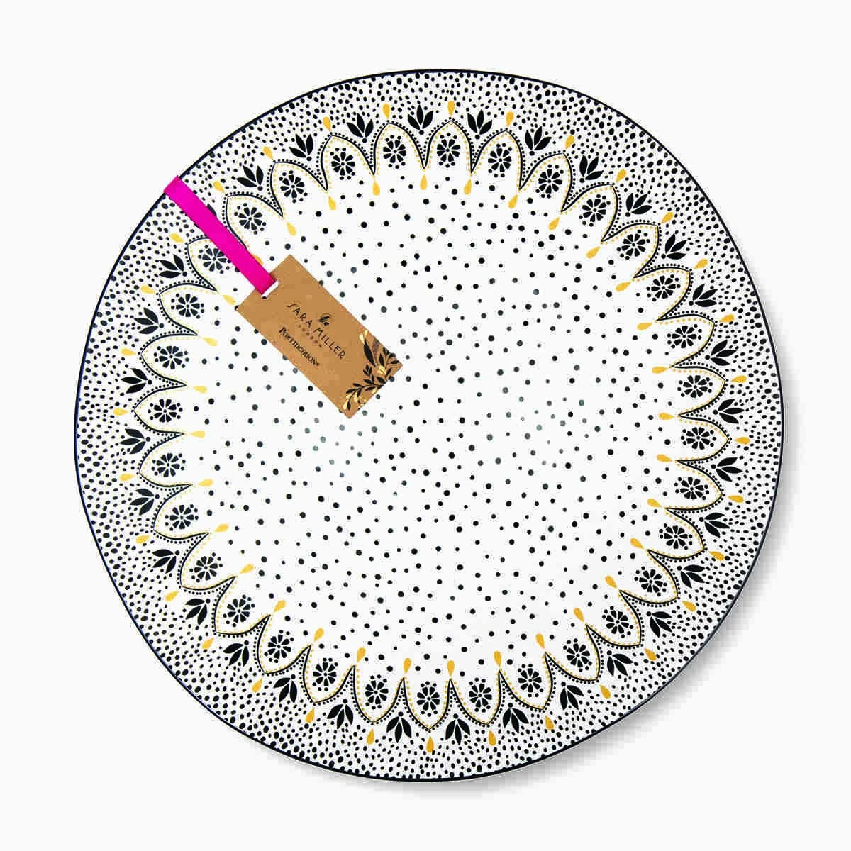 Sara Miller Artisanne Noir Large Serving Bowl - Image 6