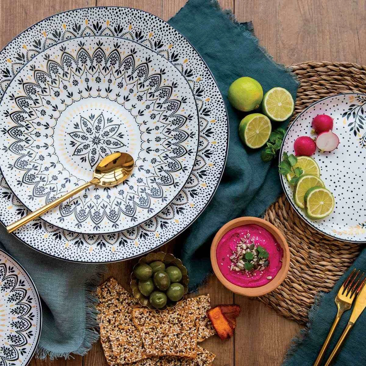 Sara Miller Artisanne Noir Large Serving Bowl - Image 2