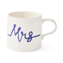 Mug Meirion Mrs Mug, Blue & White
