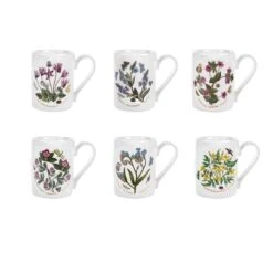 Botanic Garden Set Of 6 Coffee Mugs