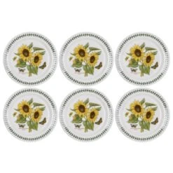 Portmeirion Botanic Garden10 Inch Plate Sunflower Set Of 6
