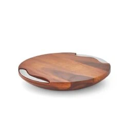 Nambé Cheese Block With Knife & Spreader