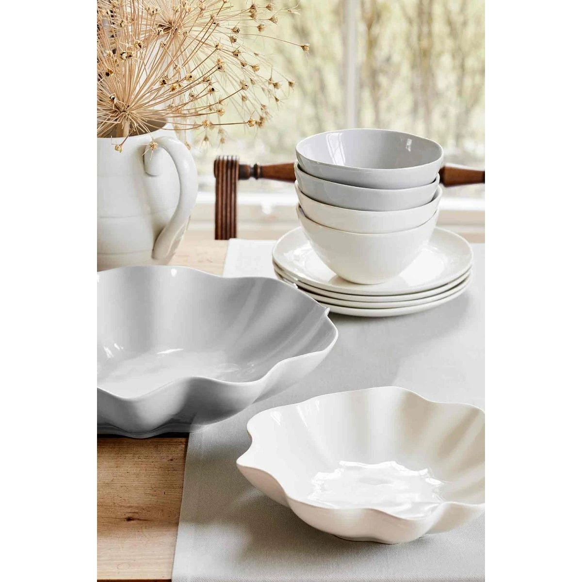 Sophie Conran Floret Medium Bowl, Cream - Image 2