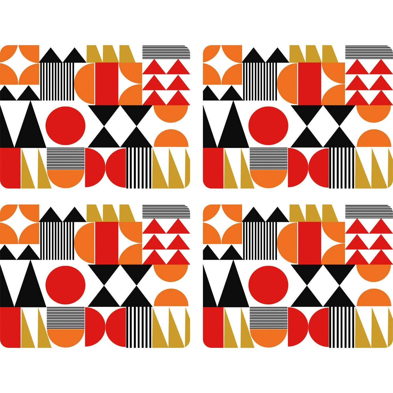 Go Bold Set Of 4 Placemats