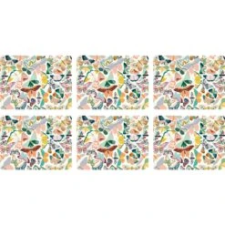 Papillon Set Of 6 Placemats