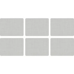 Hessian Grey Set Of 6 Placemats