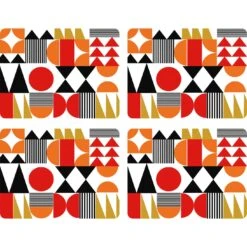 Go Bold Set Of 4 Large Placemats