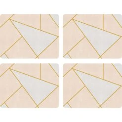 Urban Chic Set Of 4 Large Placemats